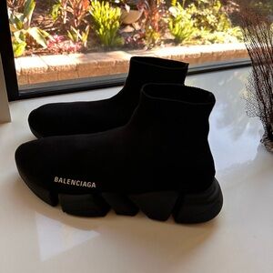 Balenciaga Black High-Top Sneakers